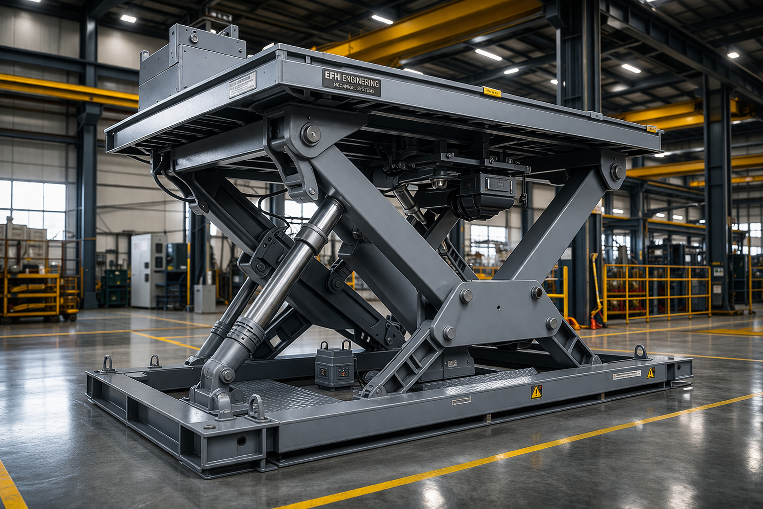 EFH Mühendislik - Endüstriyel Lift Tasarımı